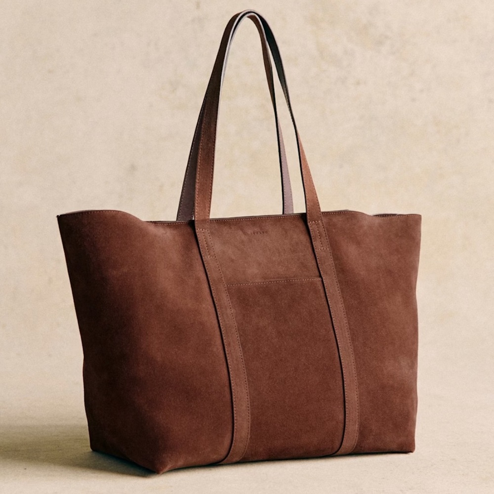 Sezane Gabon Bag Chocolate